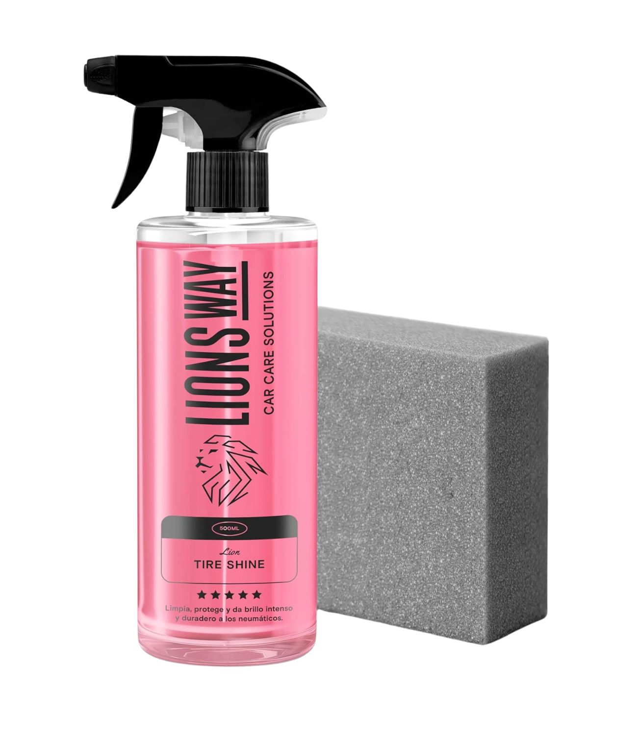 TIRE SHINE 500 ML - Renovador de Plásticos y Neumáticos