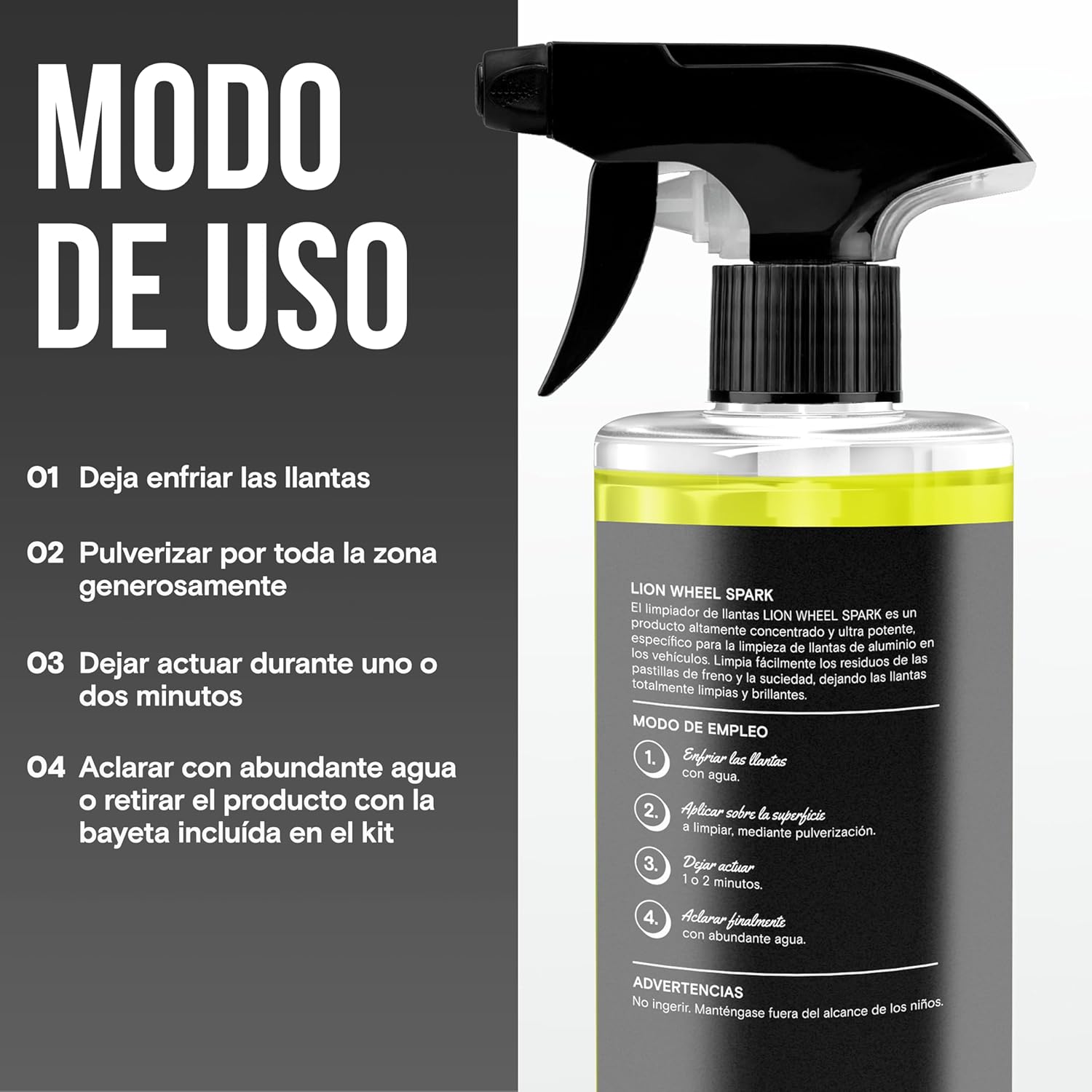 WHEEL SPARK ALKA 1L - Limpiallantas - Imagen 2